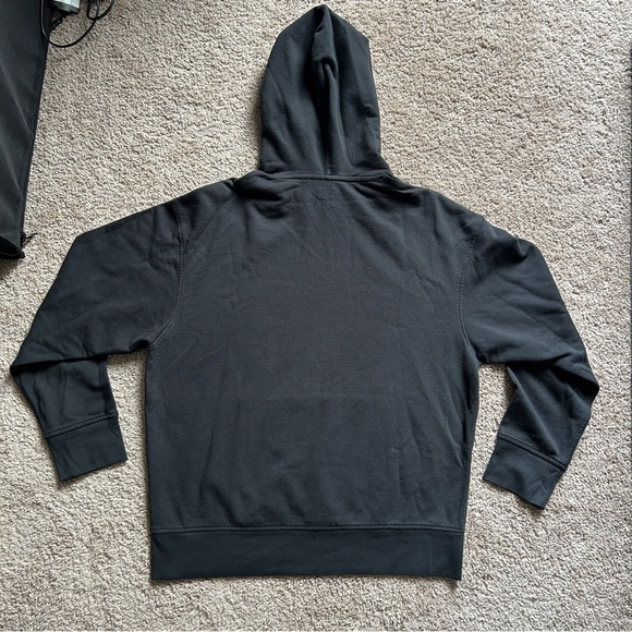 Levi's Relaxed Classic Graphic Black Pullover Hoodie Sweatshirt Size Large - Picture 3 of 13